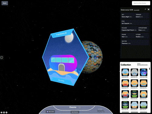 Interactive Sisterverse 3D world