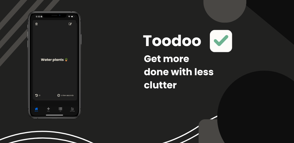 Toodoo task app interface